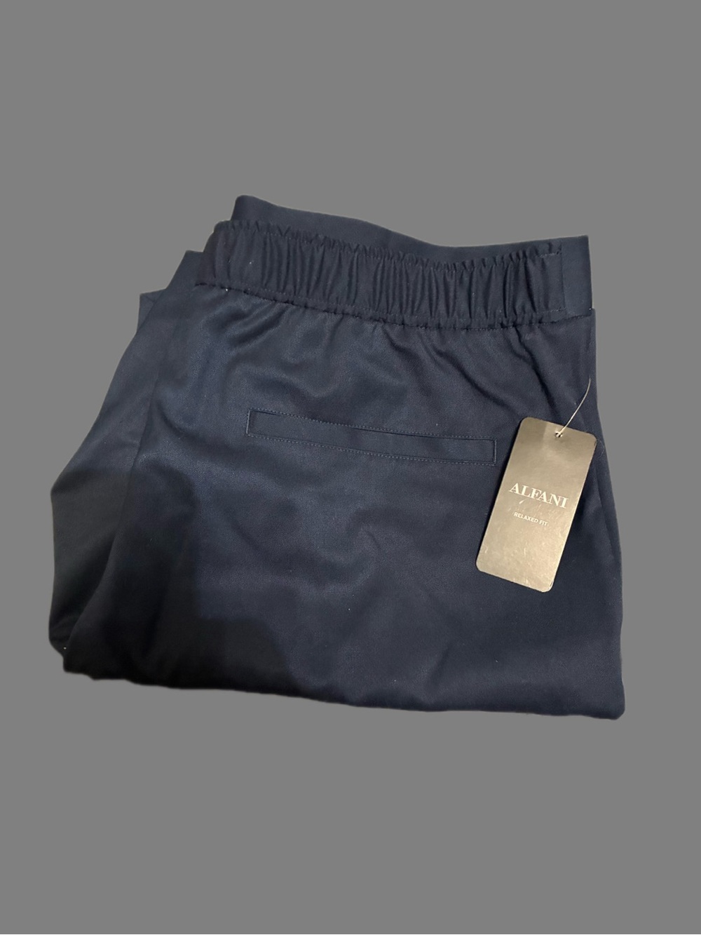 Alfani Men's Navy Flat Front Shorts